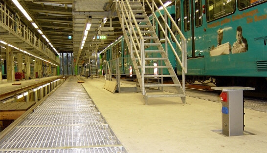 Senkelektranten SE300Q für die Zugwartung